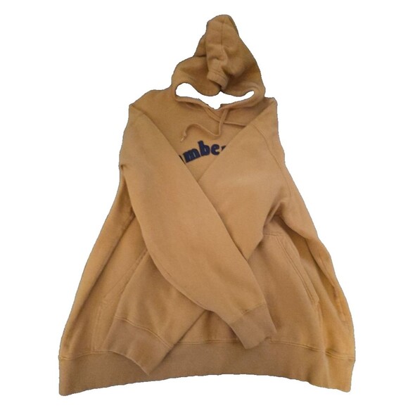 Vintage Timberland XL Hoodie Sweatshirt Wheat Brown - Picture 4 of 7